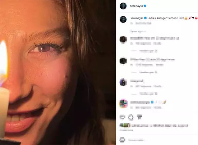 serenay sarikaya 32 yasina girdi dogum gunu paylasimi begeni topladi